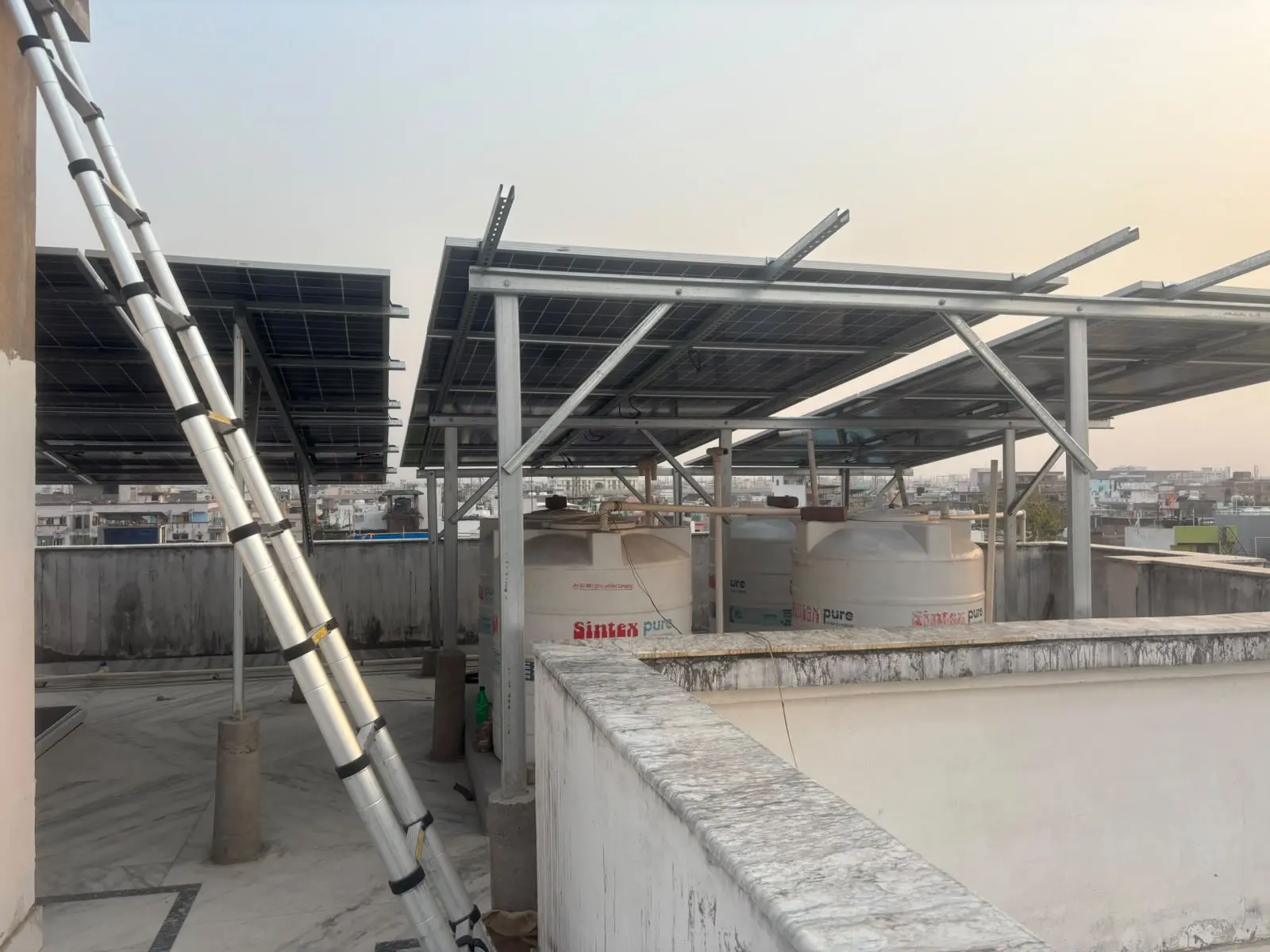 Elevated Structure on a Terrace